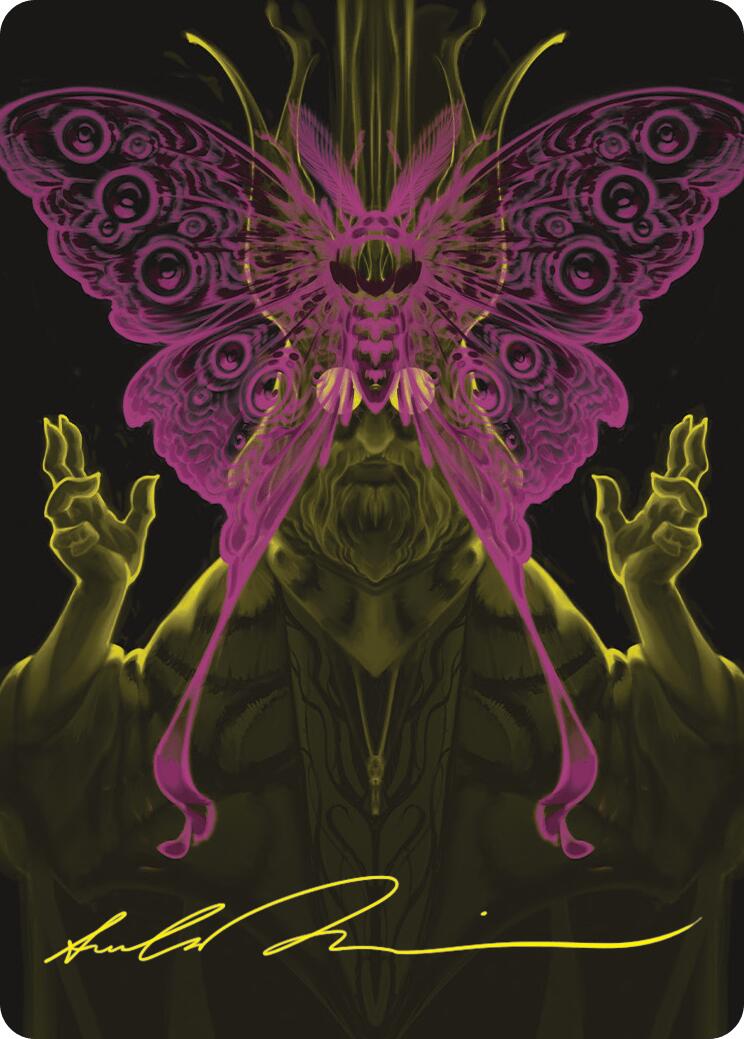 Victor, Valgavoth's Seneschal Art Card (44/54) (Gold-Stamped Signature) [Duskmourn: House of Horror Art Series] | Card Citadel