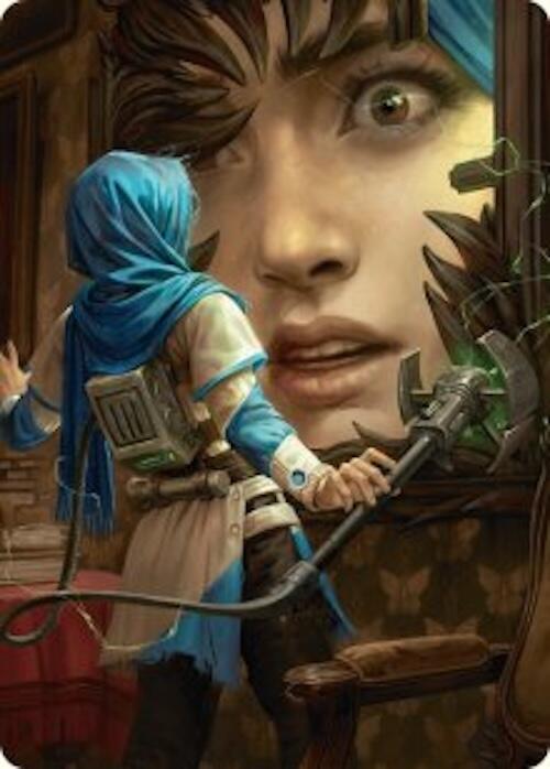 Reality Is Mine to Control Art Card [Duskmourn: House of Horror Art Series] | Card Citadel
