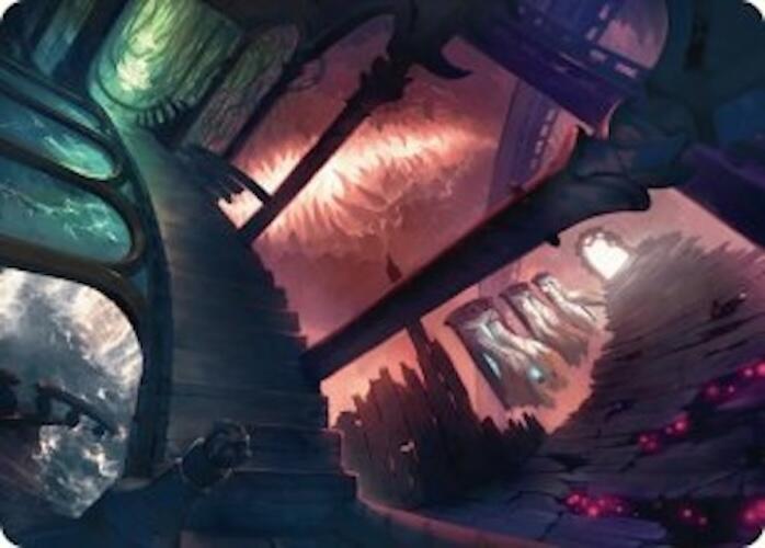 Terramorphic Expanse Art Card [Duskmourn: House of Horror Art Series] | Card Citadel