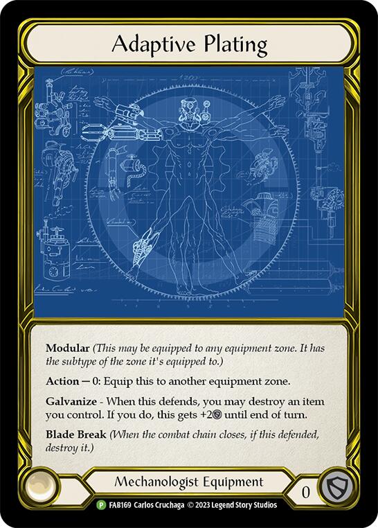Adaptive Plating [FAB169] (Promo)  Cold Foil | Card Citadel