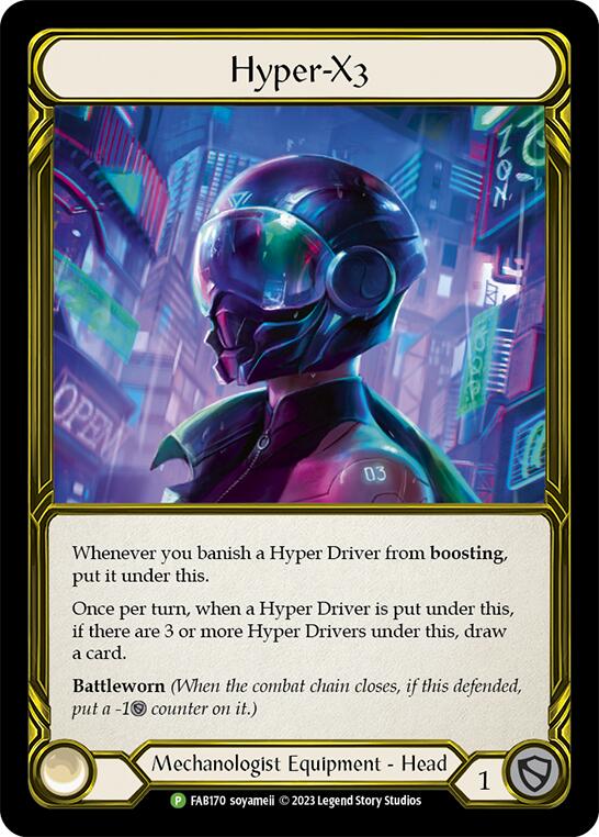 Hyper-X3 [FAB170] (Promo)  Cold Foil | Card Citadel