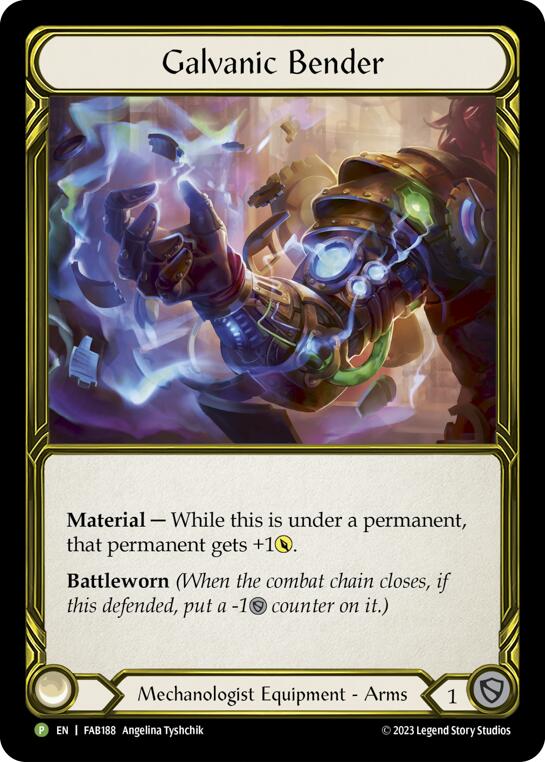 Galvanic Bender [FAB188] (Promo)  Cold Foil | Card Citadel