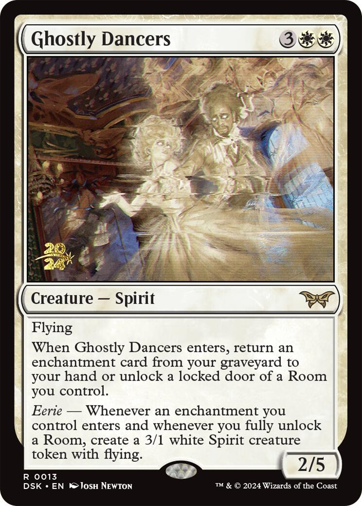 Ghostly Dancers [Duskmourn: House of Horror Prerelease Promos] | Card Citadel