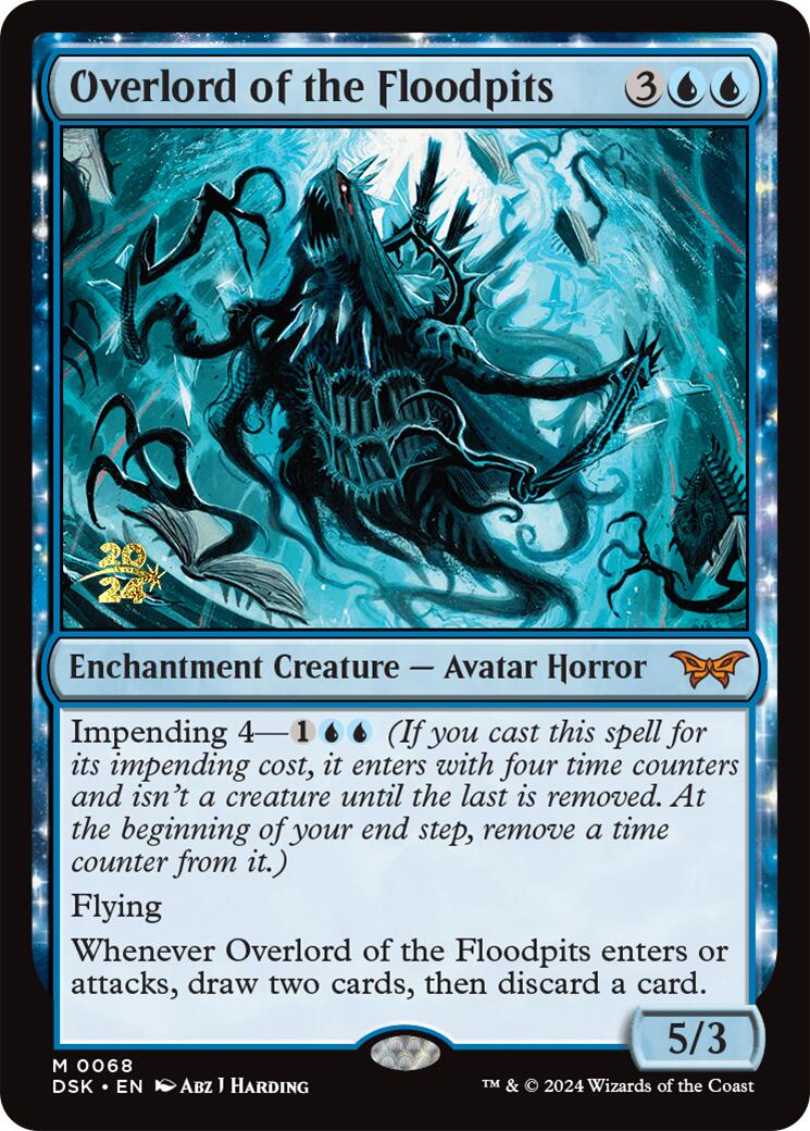 Overlord of the Floodpits [Duskmourn: House of Horror Prerelease Promos] | Card Citadel