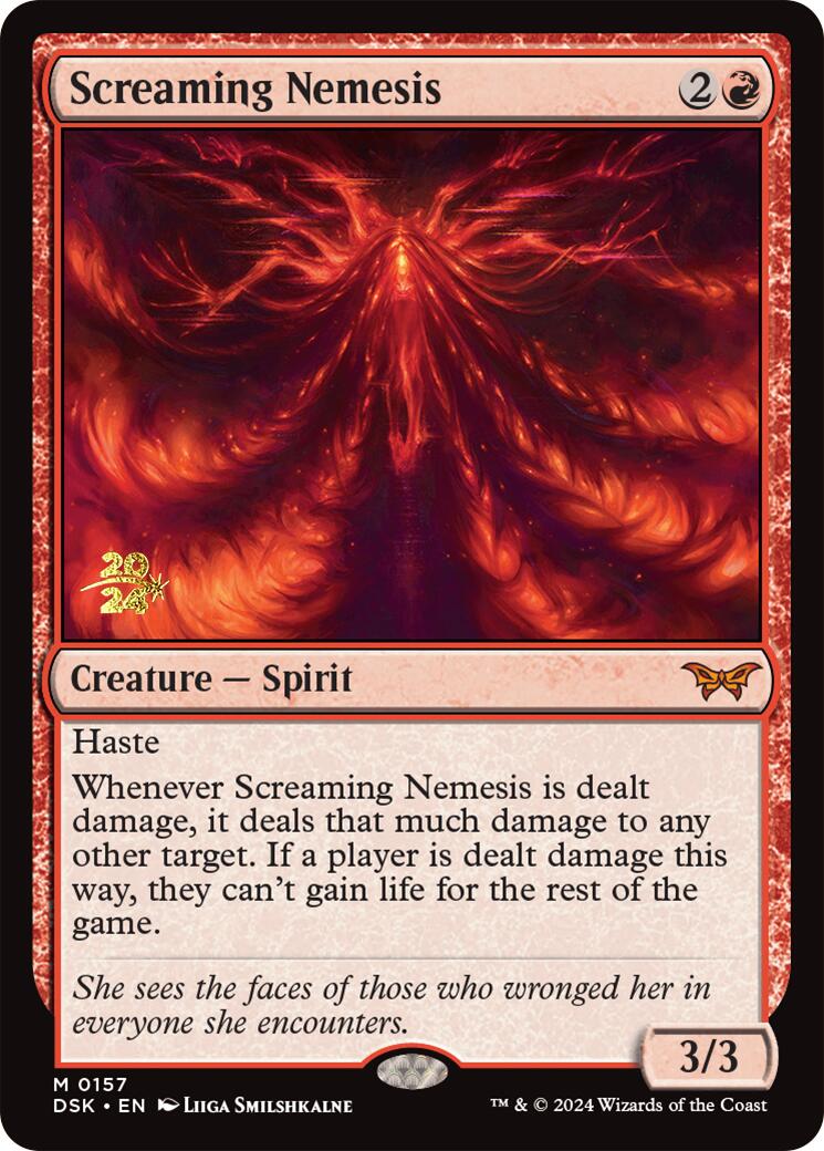 Screaming Nemesis [Duskmourn: House of Horror Prerelease Promos] | Card Citadel