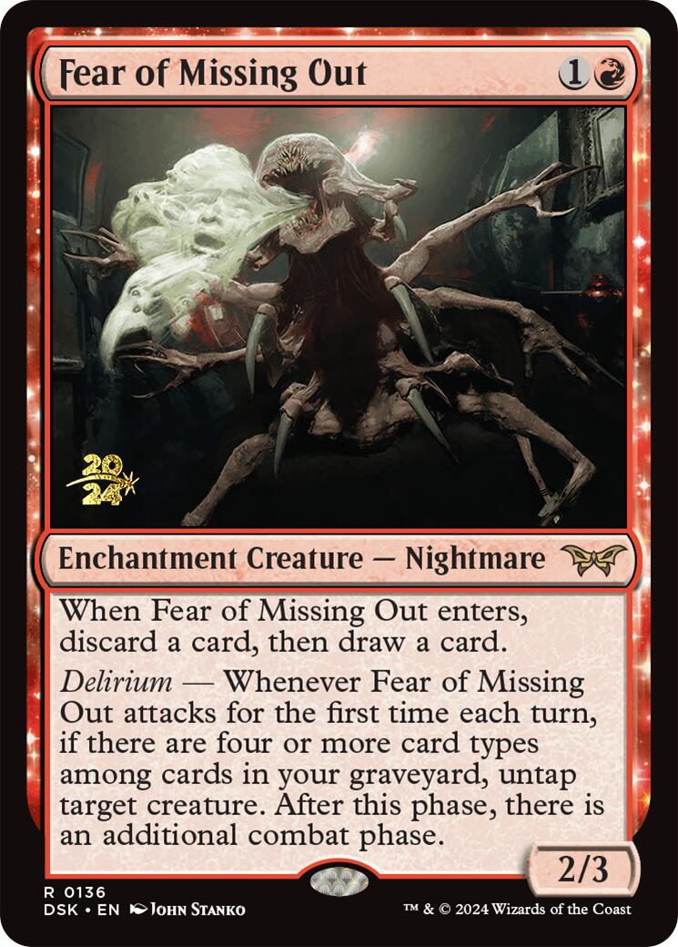 Fear of Missing Out [Duskmourn: House of Horror Prerelease Promos] | Card Citadel