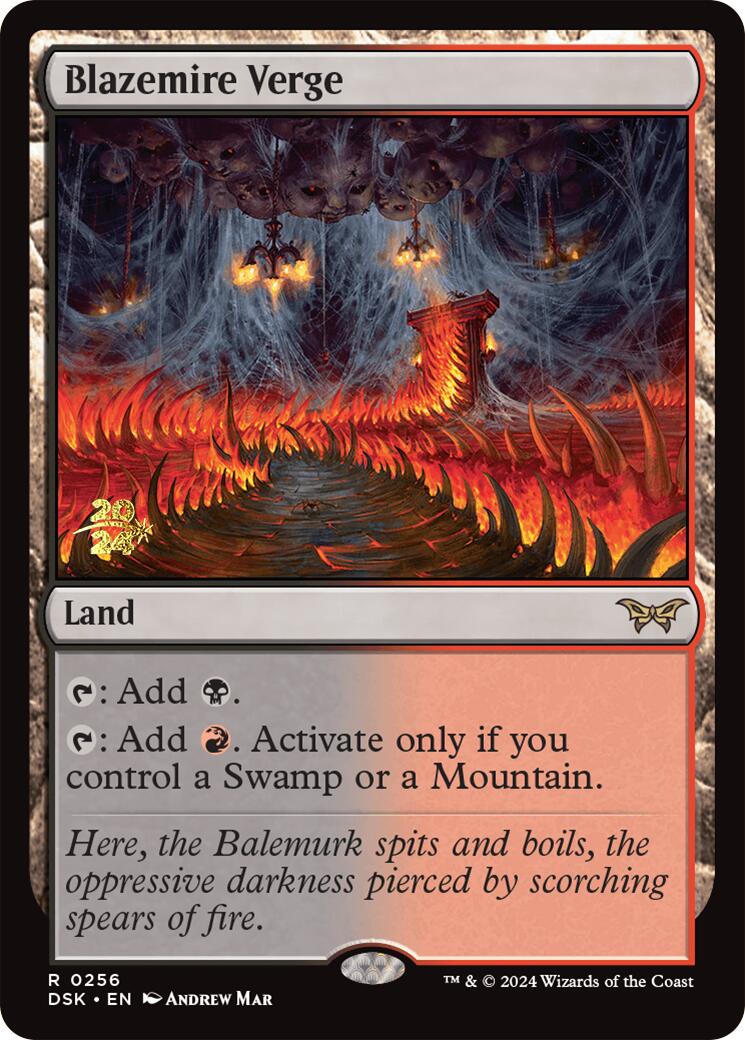 Blazemire Verge [Duskmourn: House of Horror Prerelease Promos] | Card Citadel