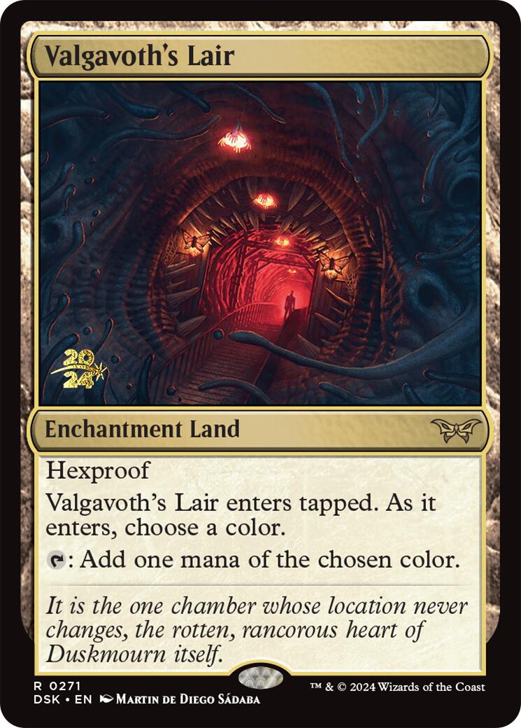 Valgavoth's Lair [Duskmourn: House of Horror Prerelease Promos] | Card Citadel