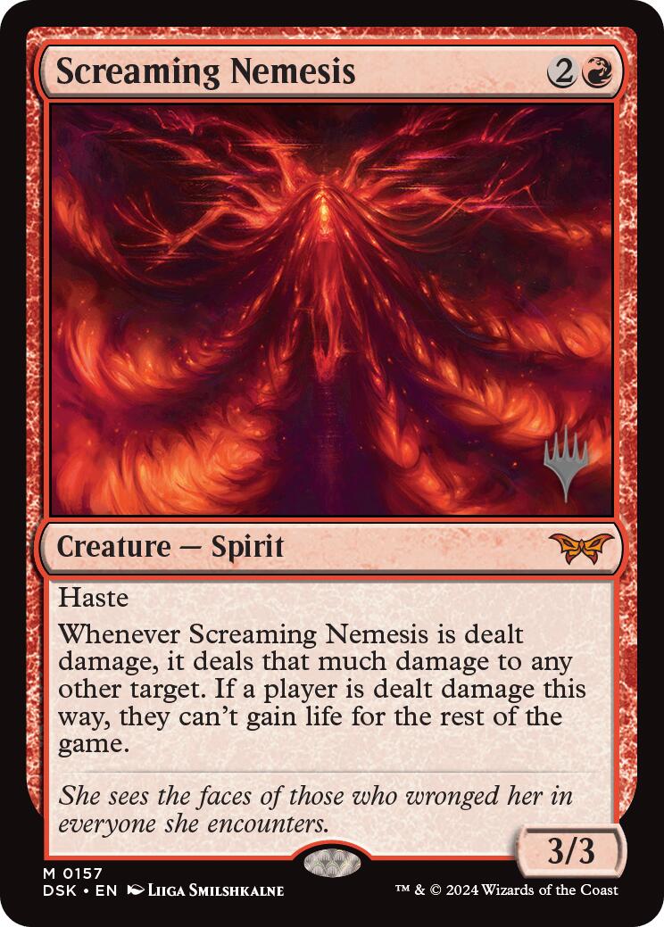 Screaming Nemesis [Duskmourn: House of Horror Promos] | Card Citadel