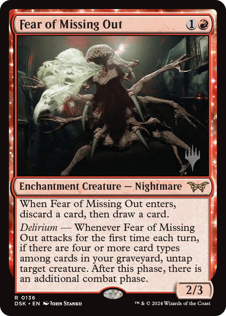 Fear of Missing Out [Duskmourn: House of Horror Promos] | Card Citadel