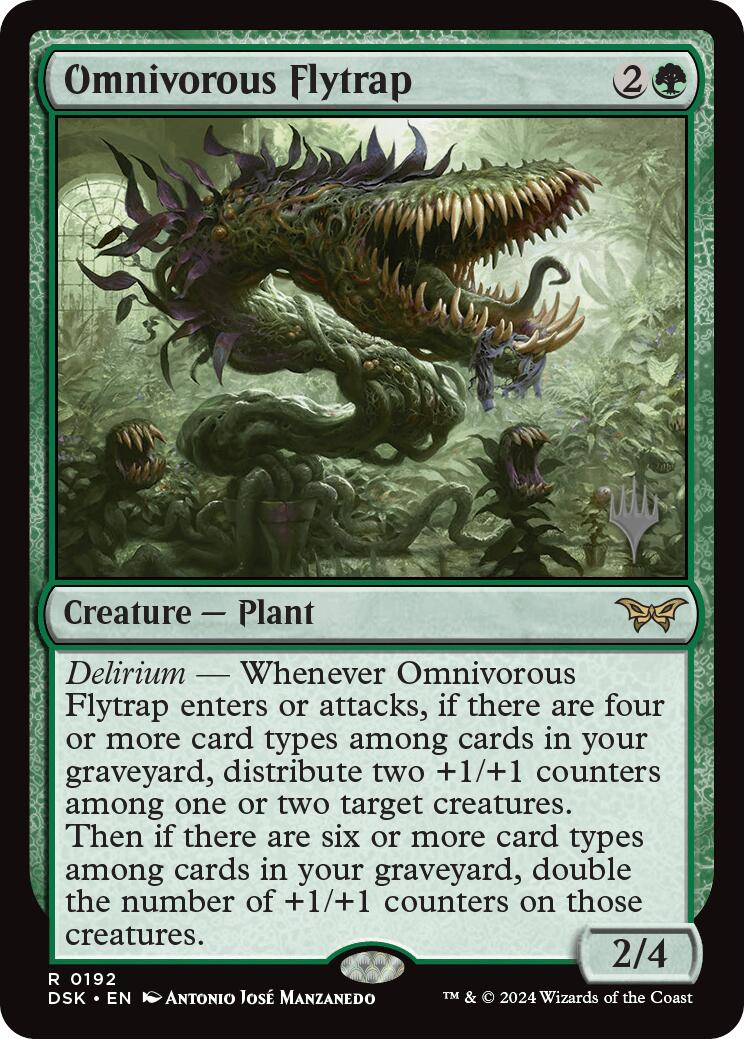 Omnivorous Flytrap [Duskmourn: House of Horror Promos] | Card Citadel