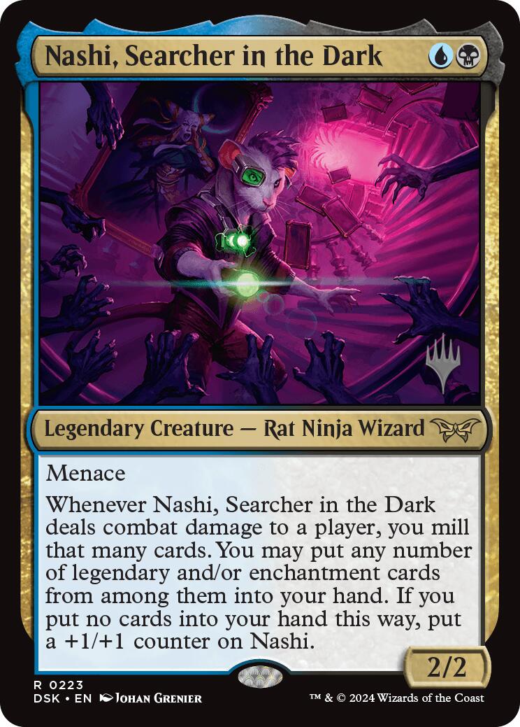 Nashi, Searcher in the Dark [Duskmourn: House of Horror Promos] | Card Citadel