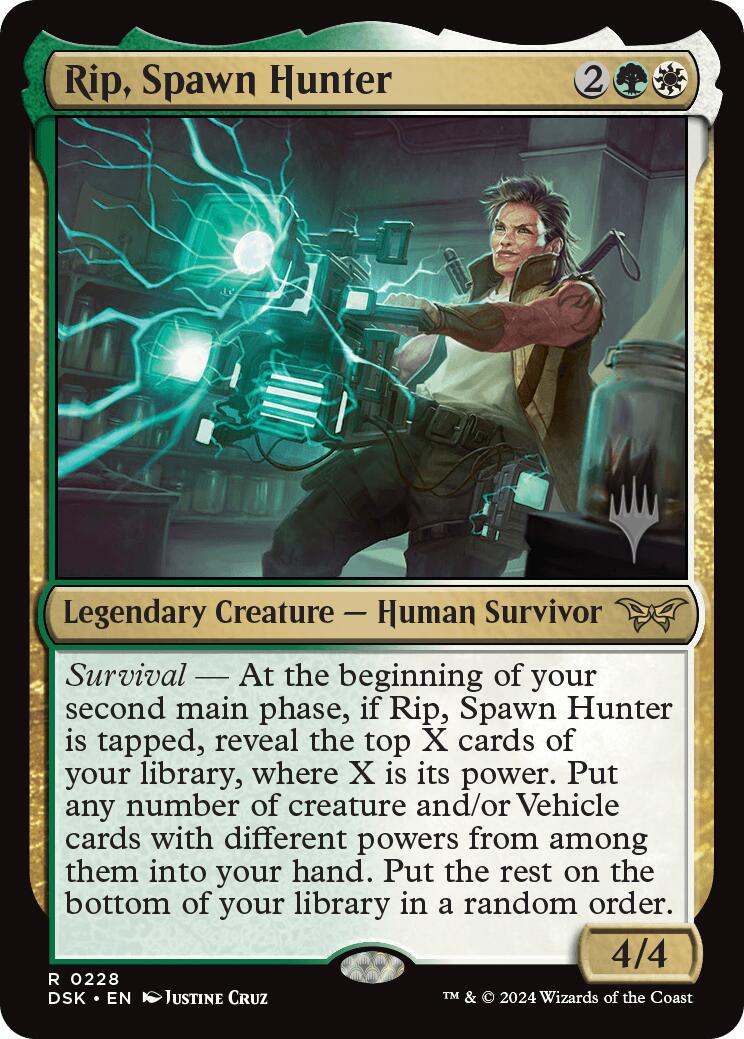 Rip, Spawn Hunter [Duskmourn: House of Horror Promos] | Card Citadel