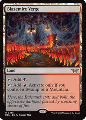 Blazemire Verge [Duskmourn: House of Horror Promos] | Card Citadel