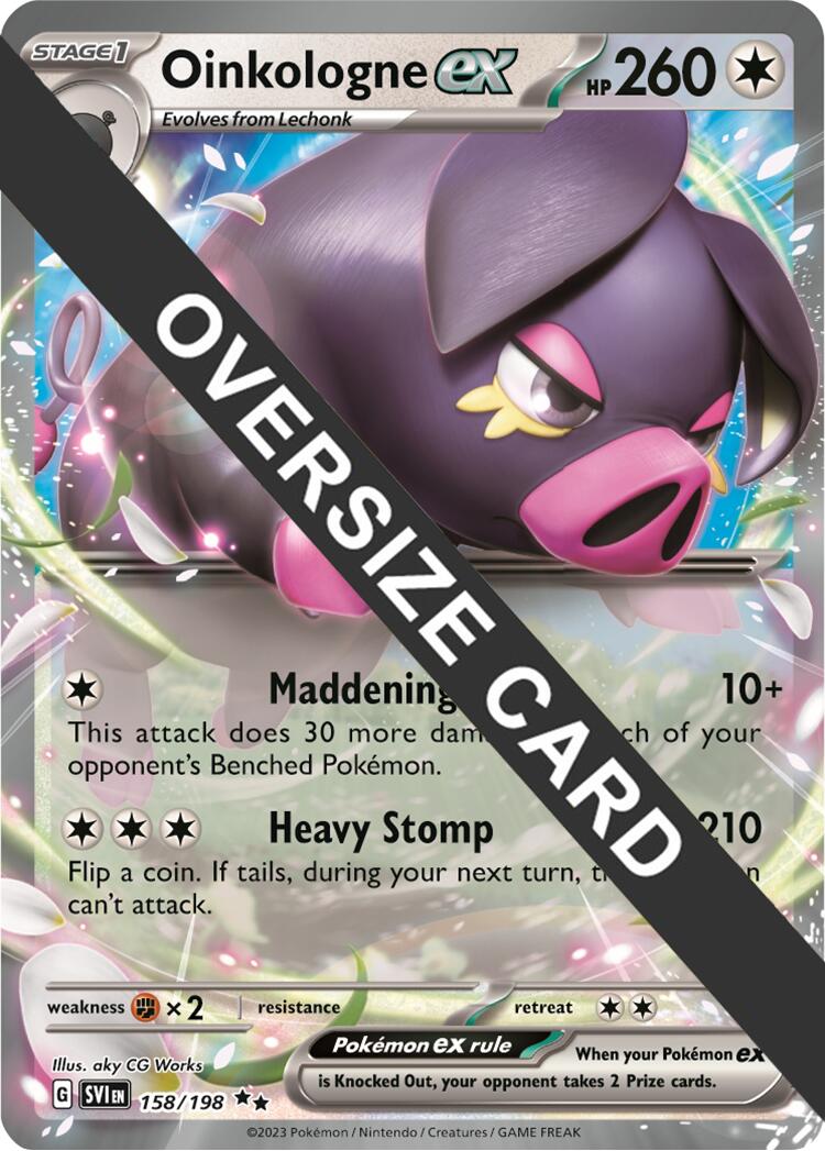 Oinkologne ex (158/198) (Jumbo Card) [Scarlet & Violet: Black Star Promos] | Card Citadel