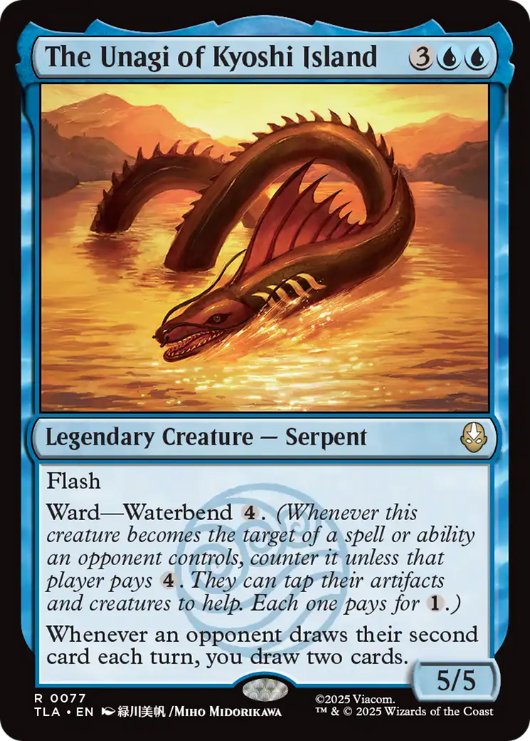 The Unagi of Kyoshi Island [Avatar: The Last Airbender] | Card Citadel