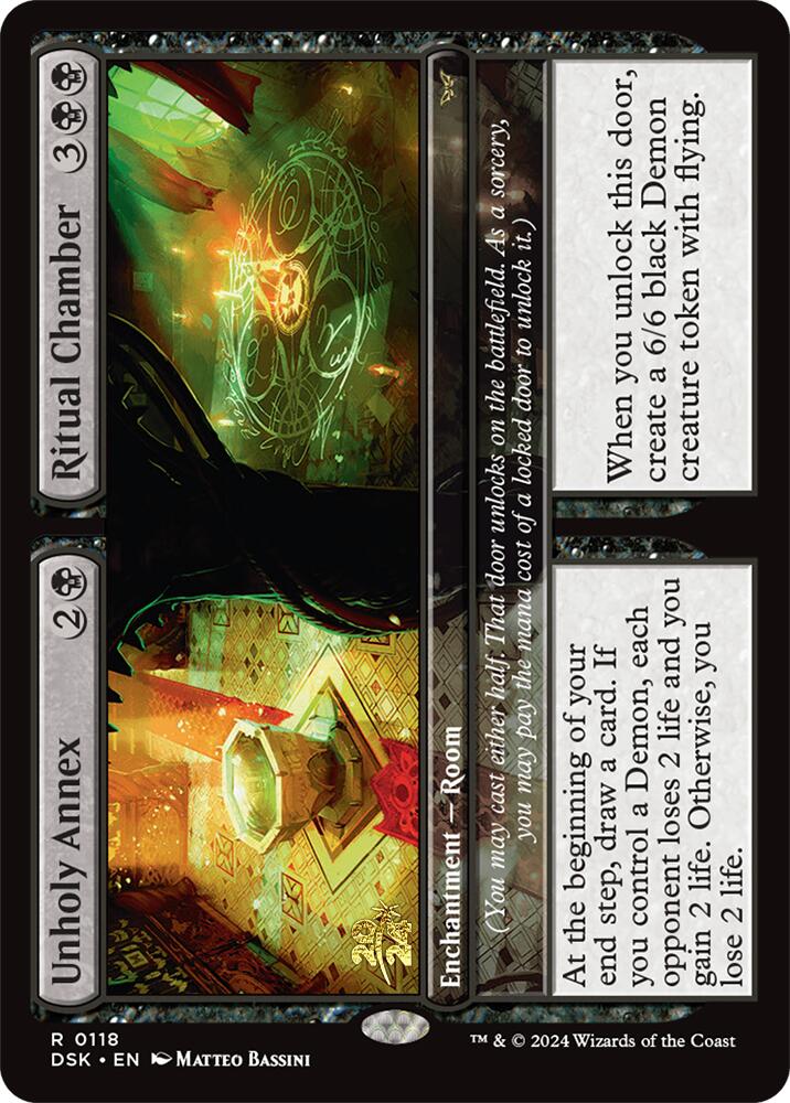 Unholy Annex // Ritual Chamber [Duskmourn: House of Horror Prerelease Promos] | Card Citadel