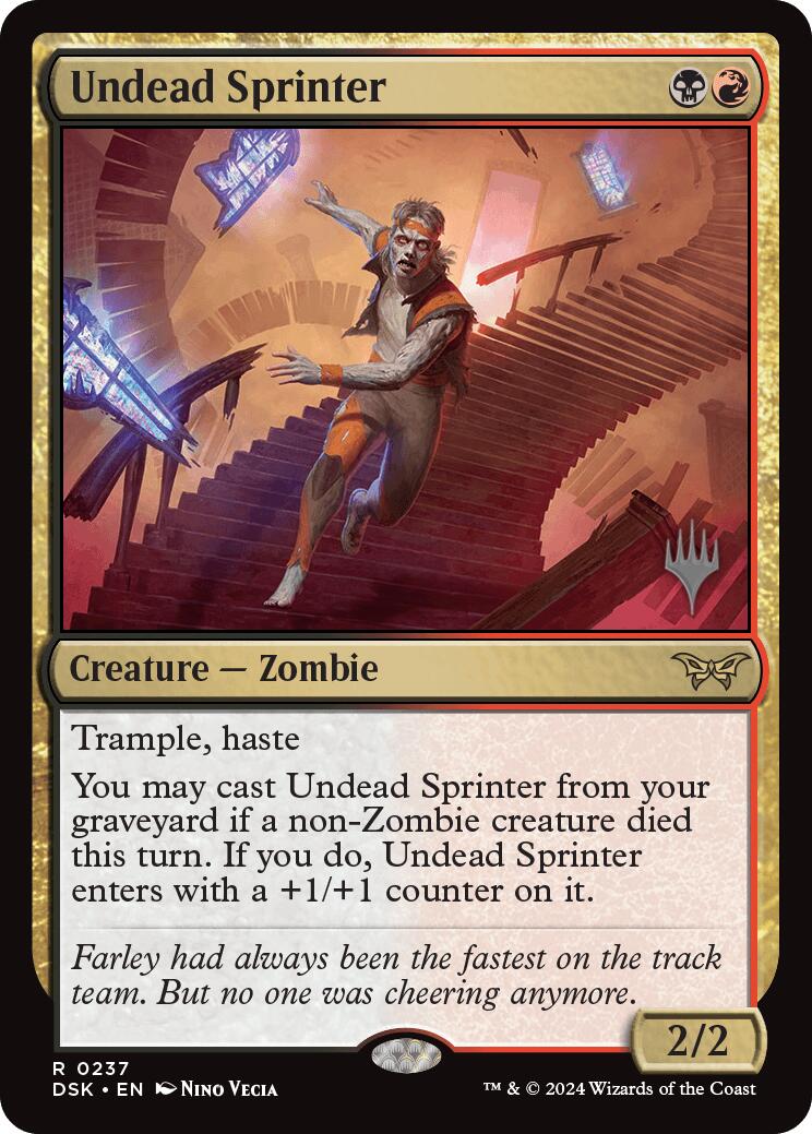 Undead Sprinter [Duskmourn: House of Horror Promos] | Card Citadel