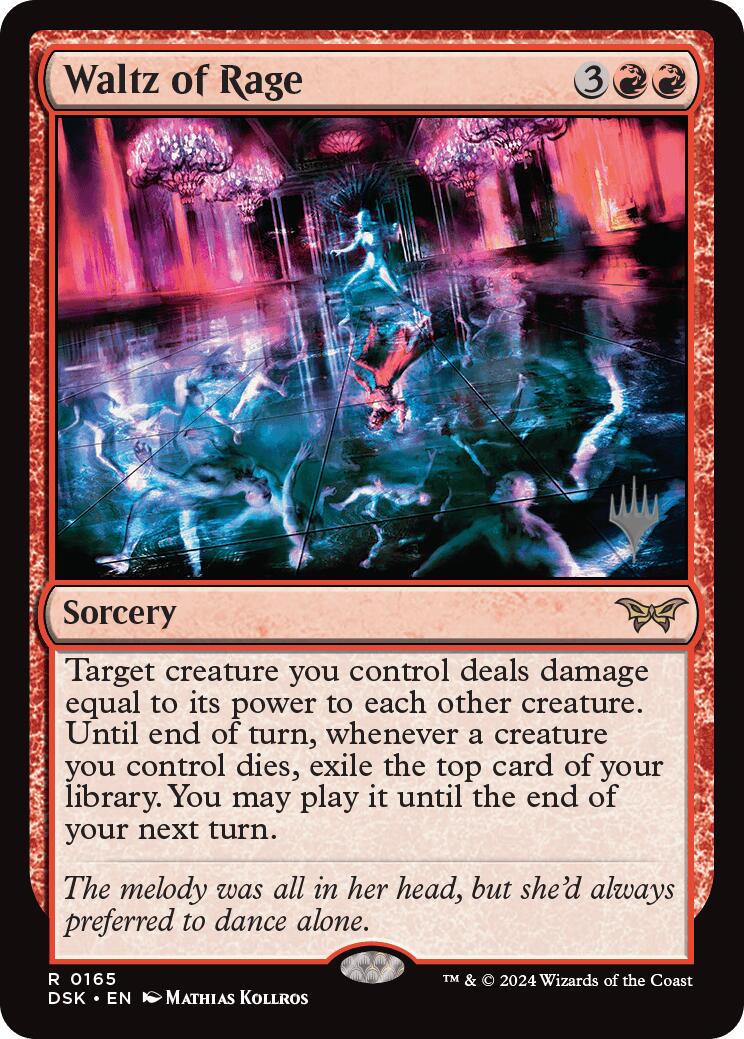 Waltz of Rage [Duskmourn: House of Horror Promos] | Card Citadel