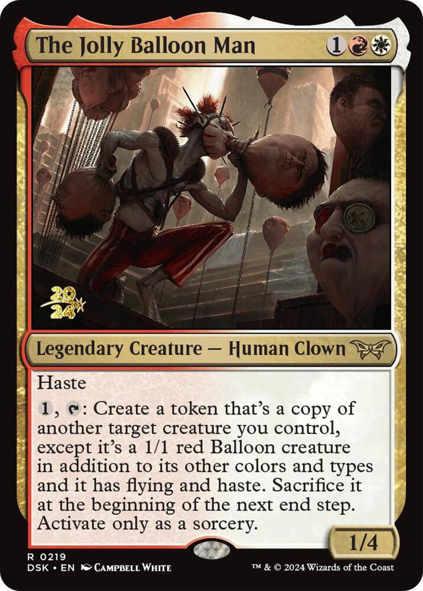 The Jolly Balloon Man [The Lost Caverns of Ixalan Prerelease Cards] | Card Citadel