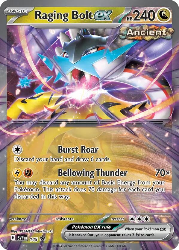 Raging Bolt ex (145) [Scarlet & Violet: Black Star Promos] | Card Citadel