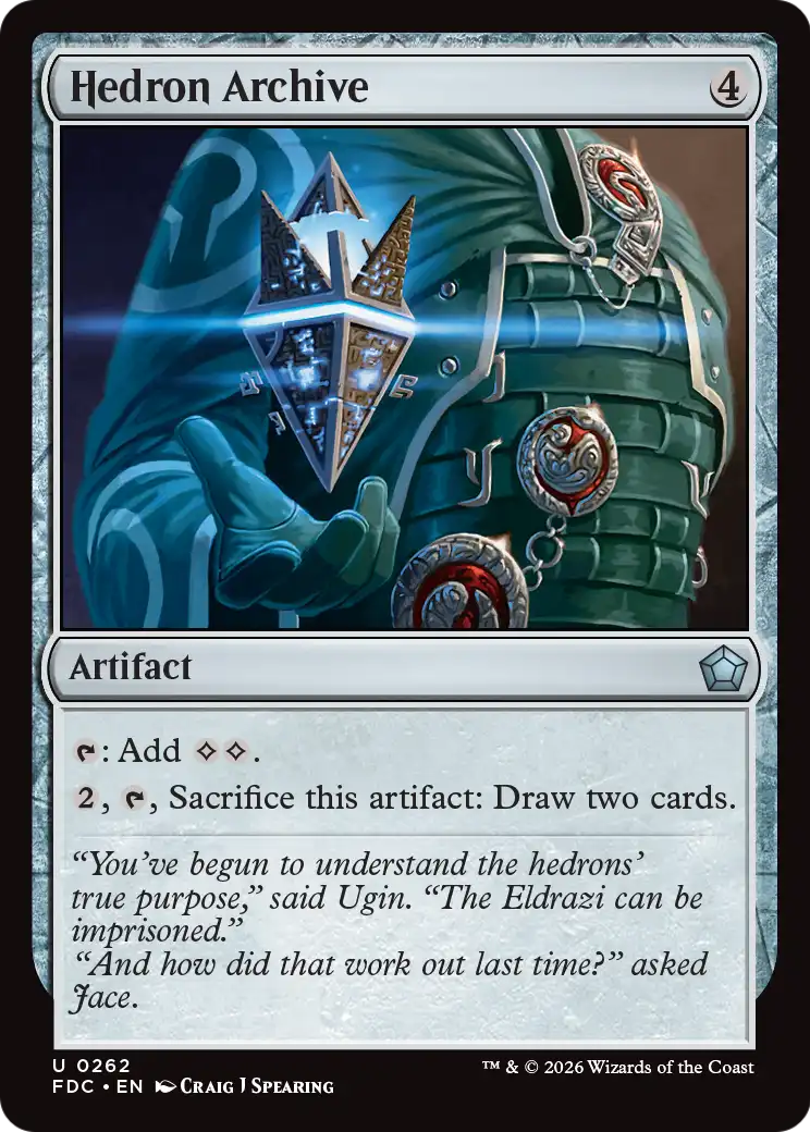 Hedron Archive [Foundations Commander] | Card Citadel