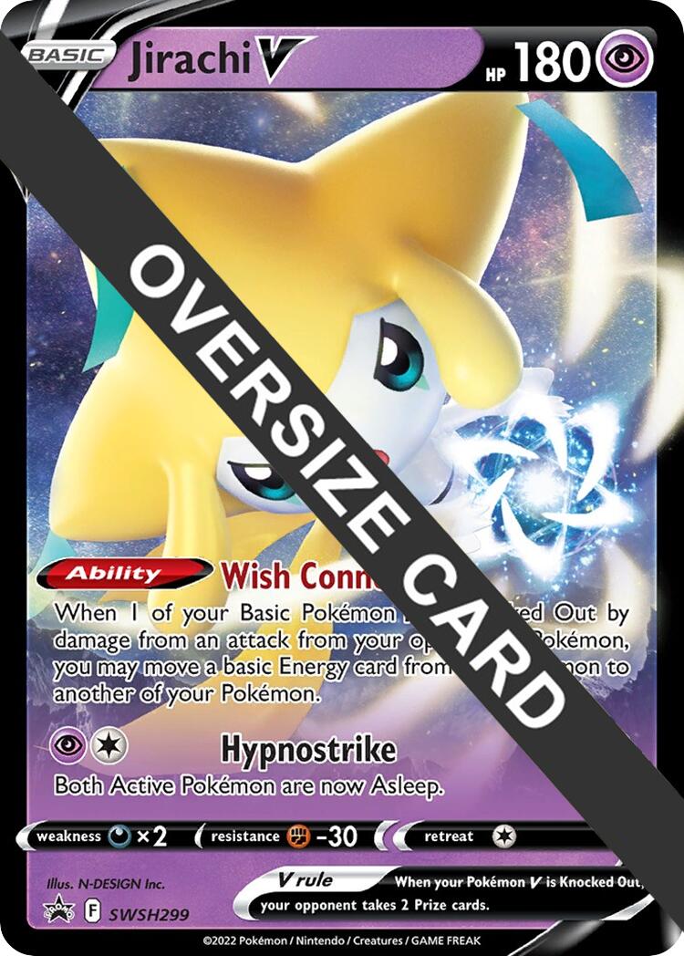 Jirachi V (SWSH299) (Jumbo Card) [Sword & Shield: Black Star Promos] | Card Citadel
