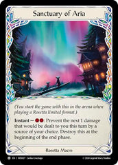 Sanctuary of Aria // Verdance, Thorn of the Rose (Top left) [ROSPZL10] (Rosetta) | Card Citadel
