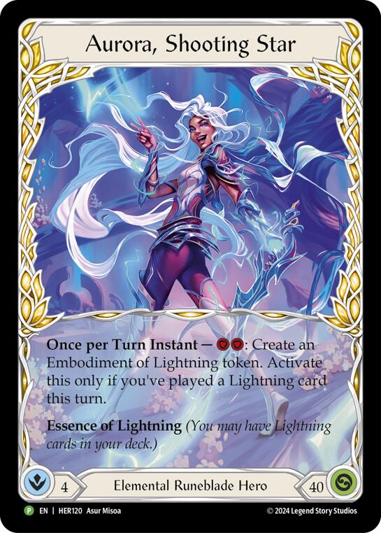 Aurora, Shooting Star - HER120 [HER120] (Promo)  Rainbow Foil | Card Citadel