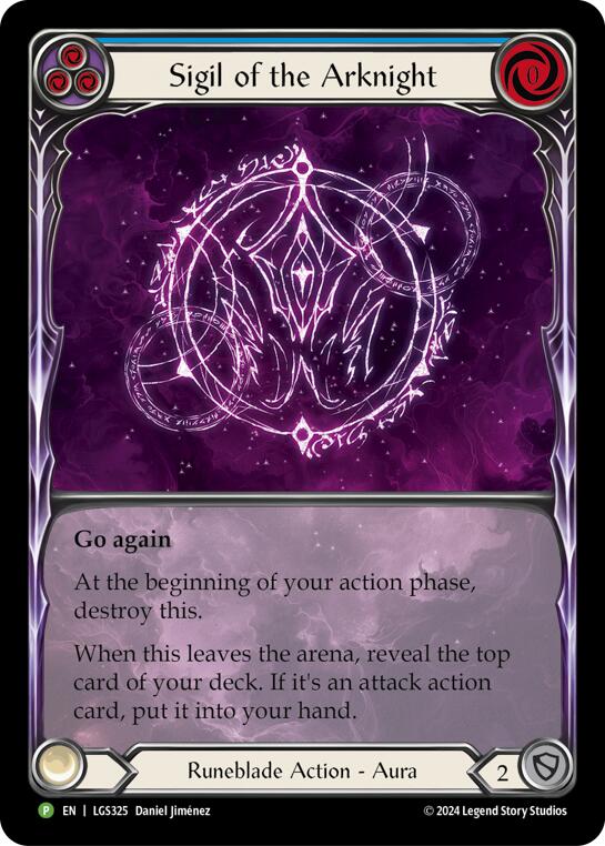 Sigil of the Arknight (Extended Art) [LGS325] (Promo)  Rainbow Foil | Card Citadel