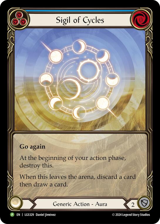 Sigil of Cycles (Extended Art) [LGS329] (Promo)  Rainbow Foil | Card Citadel