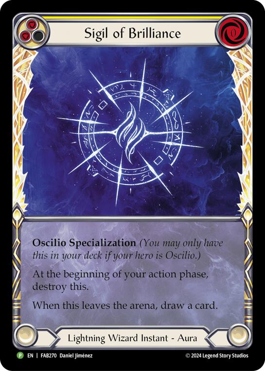 Sigil of Brilliance (Extended Art) [FAB270] (Promo)  Rainbow Foil | Card Citadel