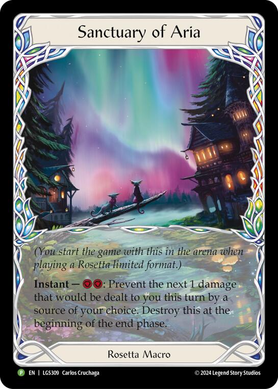 Sanctuary of Aria (Extended Art) [LGS309] (Promo)  Cold Foil | Card Citadel
