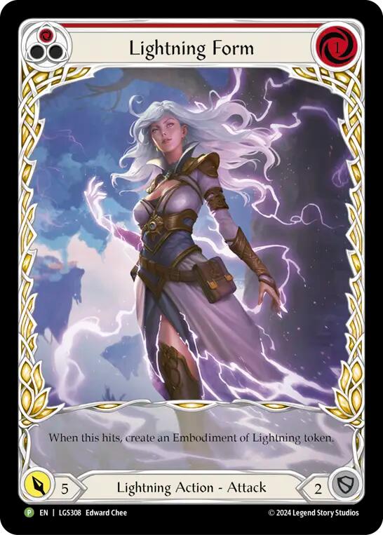 Lightning Form (Red) [LGS308] (Promo)  Rainbow Foil | Card Citadel