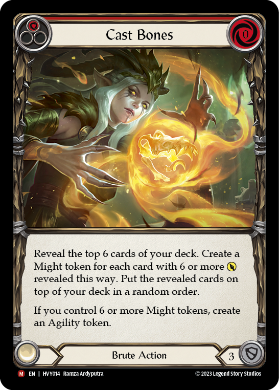 Cast Bones [HVY014] (Heavy Hitters)  Rainbow Foil | Card Citadel