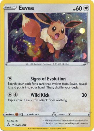 Eevee (SWSH042) [Sword & Shield: Black Star Promos] | Card Citadel