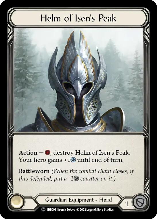 Helm of Isen's Peak [1HB003] (History Pack 1 Bravo Blitz Deck) | Card Citadel