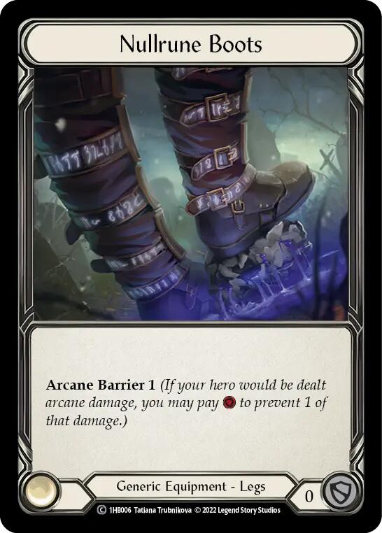 Nullrune Boots [1HB006] (History Pack 1 Bravo Blitz Deck) | Card Citadel