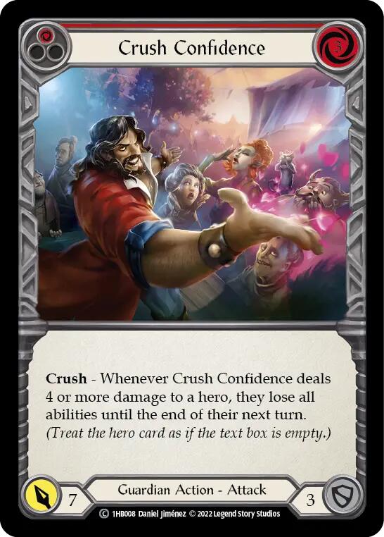 Crush Confidence (Red) [1HB008] (History Pack 1 Bravo Blitz Deck) | Card Citadel