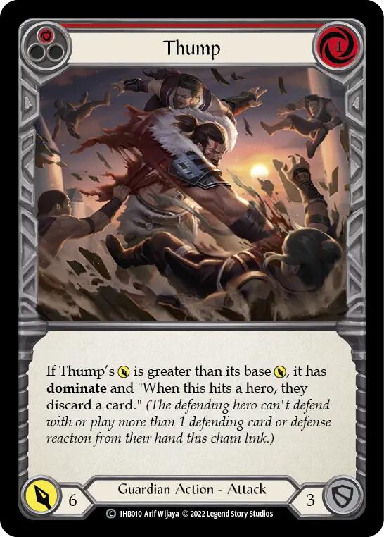 Thump (Red) [1HB010] (History Pack 1 Bravo Blitz Deck) | Card Citadel