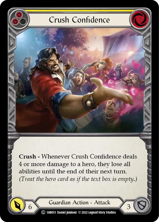 Crush Confidence (Yellow) [1hb013] (History Pack 1 Bravo Blitz Deck) | Card Citadel