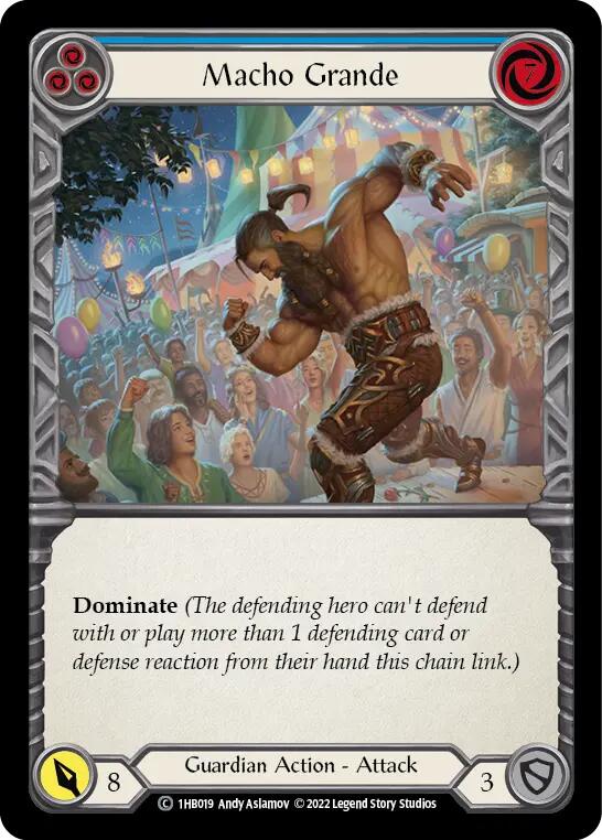 Macho Grande (Blue) [1HB019] (History Pack 1 Bravo Blitz Deck) | Card Citadel