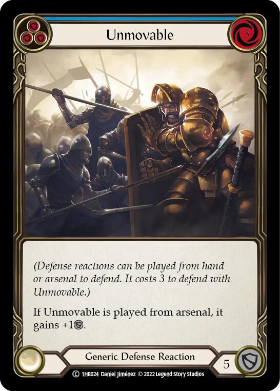 Unmovable (Blue) [1HB024] (History Pack 1 Bravo Blitz Deck) | Card Citadel