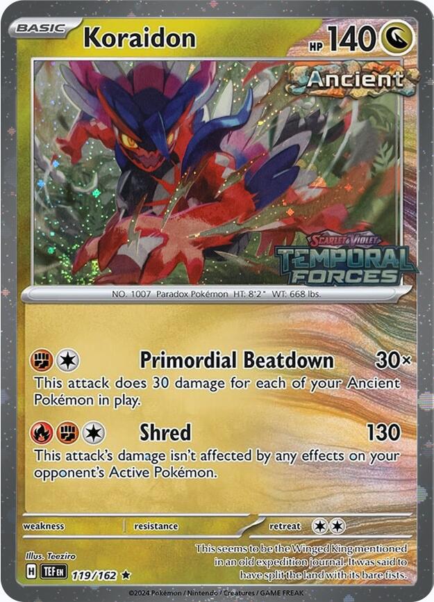 Koraidon (119/162) (European Promo) [Miscellaneous Cards] | Card Citadel