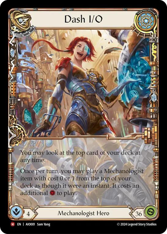 Dash I/O [AIO001] (Armory Deck: Dash) | Card Citadel