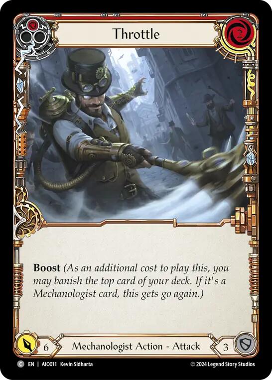 Throttle (Red) [AIO011] (Armory Deck: Dash) | Card Citadel