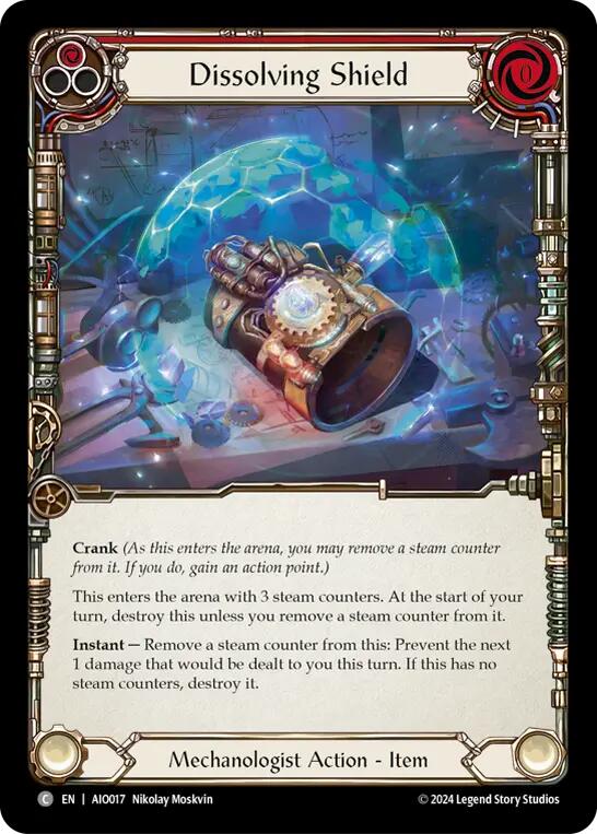 Dissolving Shield (Red) [AIO017] (Armory Deck: Dash) | Card Citadel