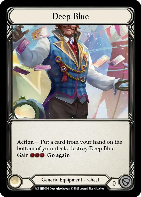 Deep Blue [1HD004] (History Pack 1 Dash Blitz Deck) | Card Citadel