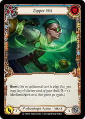 Zipper Hit (Blue) [1HD027] (History Pack 1 Dash Blitz Deck) | Card Citadel