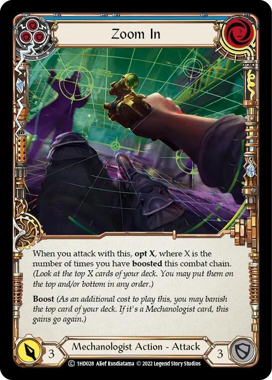Zoom In (Blue) [1HD028] (History Pack 1 Dash Blitz Deck) | Card Citadel